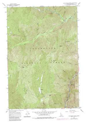 Mclendon Butte topo map