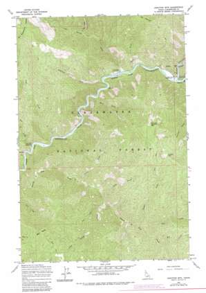 Junction Mountain USGS topographic map 46115f3