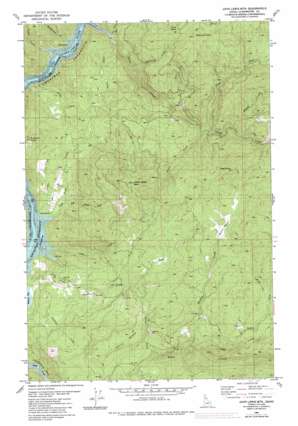 John Lewis Mountain USGS topographic map 46115f8