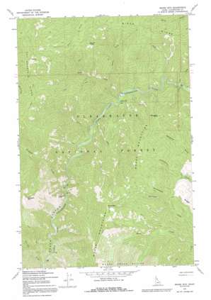 Moose Mountain USGS topographic map 46115g2
