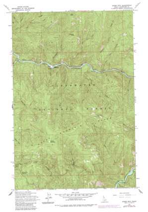 Sheep Mountain USGS topographic map 46115g5