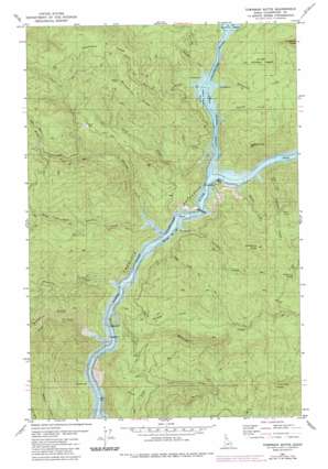 Township Butte topo map