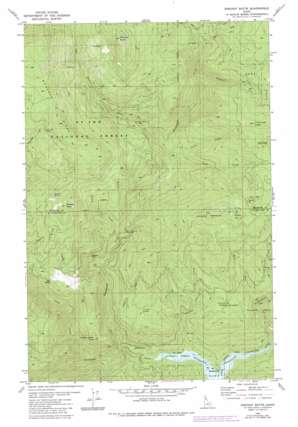Pinchot Butte topo map