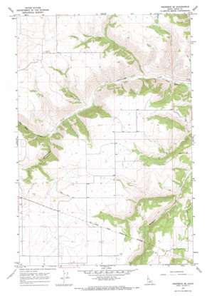 Nezperce SE USGS topographic map 46116a1