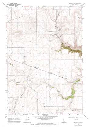 Nezperce SW USGS topographic map 46116a2