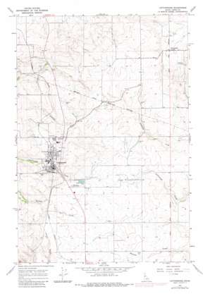 Cottonwood topo map
