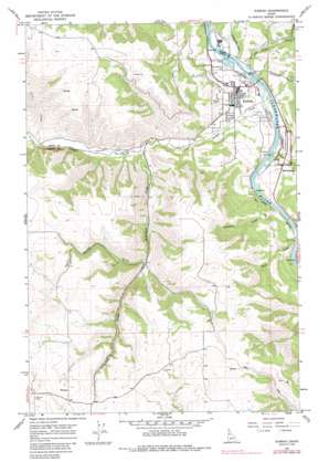 Kamiah USGS topographic map 46116b1