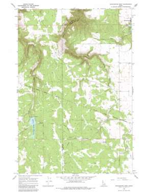Winchester West topo map