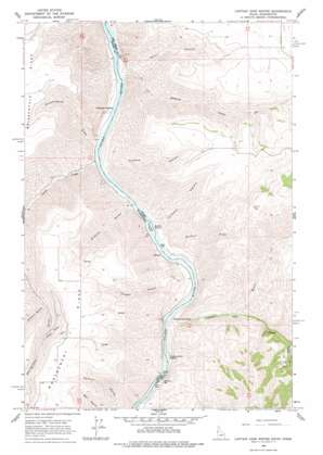 Captain John Rapids USGS topographic map 46116b8