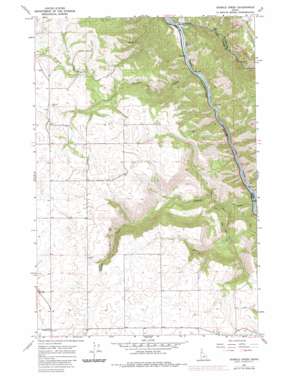 Sixmile Creek topo map