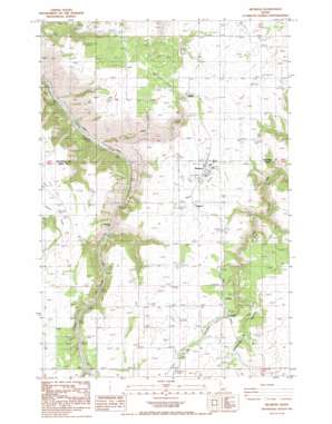 Reubens USGS topographic map 46116c5