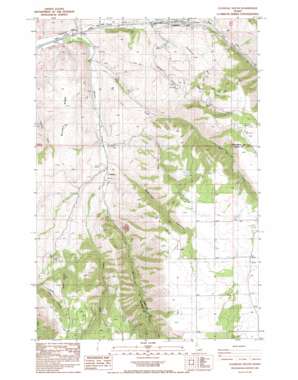 Culdesac South topo map