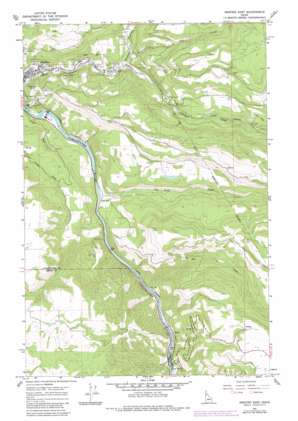 Orofino East USGS topographic map 46116d2