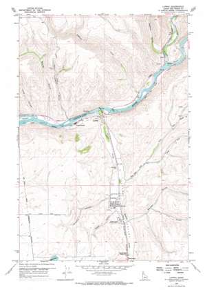 Lapwai USGS topographic map 46116d7