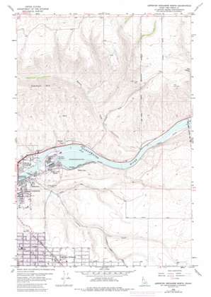Lewiston Orchards North USGS topographic map 46116d8