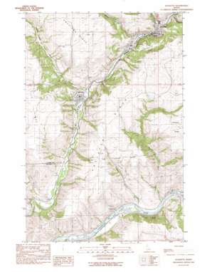 Juliaetta USGS topographic map 46116e6