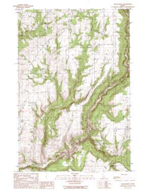Texas Ridge USGS topographic map 46116f5