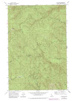 Elk Butte topo map