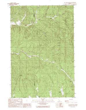 Mcgary Butte topo map