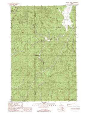 Bechtel Butte topo map