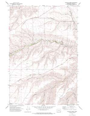 Rockpile Creek topo map