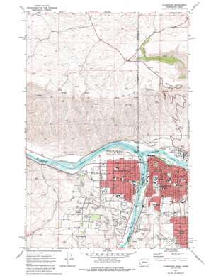 Lewiston Orchards North USGS topographic map 46117d1