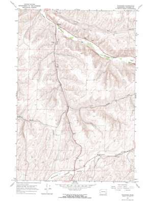 Tucannon USGS topographic map 46117d8