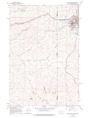 Moscow West USGS topographic map 46117f1