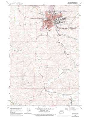 Pullman USGS topographic map 46117f2