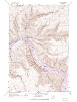 Almota USGS topographic map 46117f4