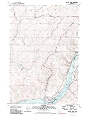 Central Ferry topo map