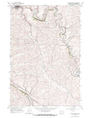 Colfax South topo map