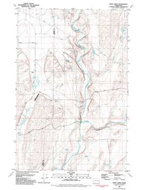 Honn Lakes USGS topographic map 46117h8