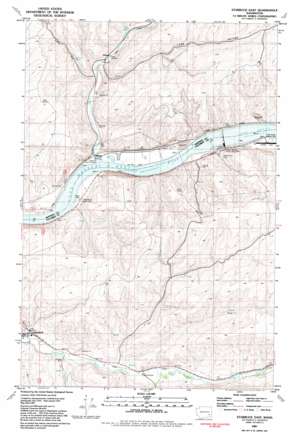 Starbuck East USGS topographic map 46118e1