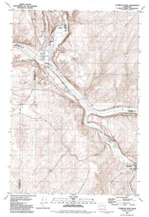 Starbuck West USGS topographic map 46118e2