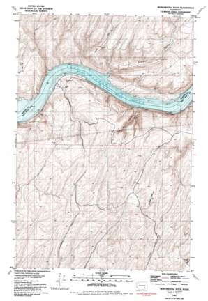 Monumental Rock USGS topographic map 46118e4