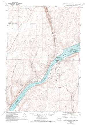 Lower Monumental Dam USGS topographic map 46118e5