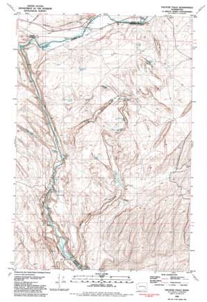 Palouse Falls USGS topographic map 46118f2