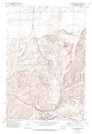 Washtucna North topo map