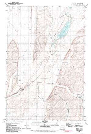 Benge USGS topographic map 46118h1