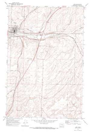 Lind USGS topographic map 46118h5