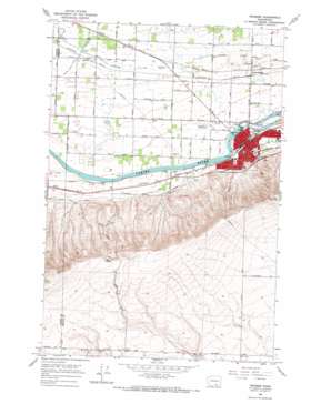Prosser USGS topographic map 46119b7