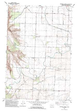 Mathews Corner USGS topographic map 46119d2