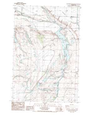 Scooteney Reservoir USGS topographic map 46119f1