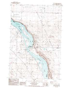 Locke Island USGS topographic map 46119f4