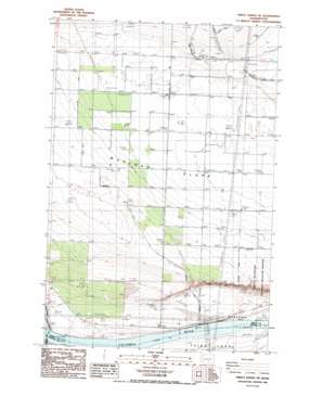 Priest Rapids NE USGS topographic map 46119f7