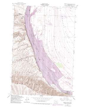 Priest Rapids USGS topographic map 46119f8
