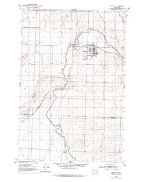 Warden USGS topographic map 46119h1