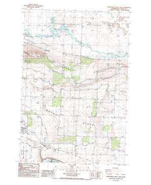 Frenchman Hills Lake USGS topographic map 46119h5