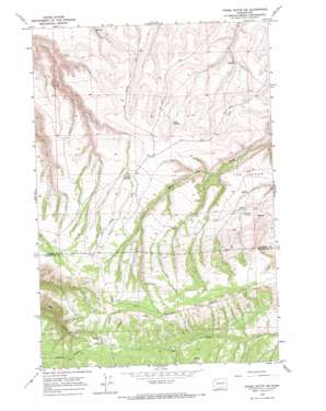 Poisel Butte SW USGS topographic map 46120a4